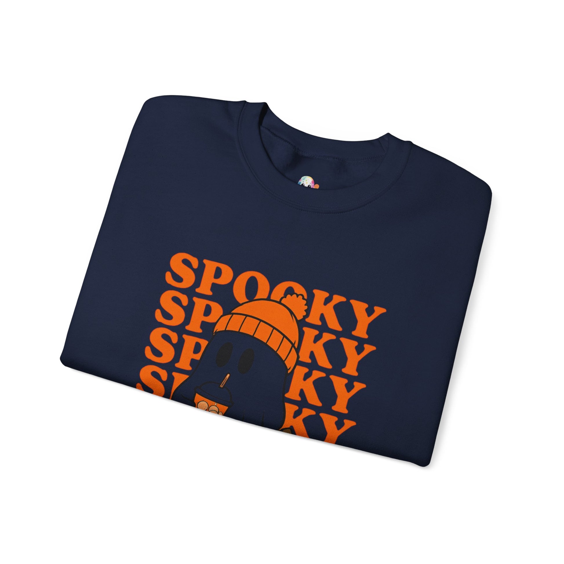 Spooky Ghost Sweatshirt - Cozy Halloween Crewneck