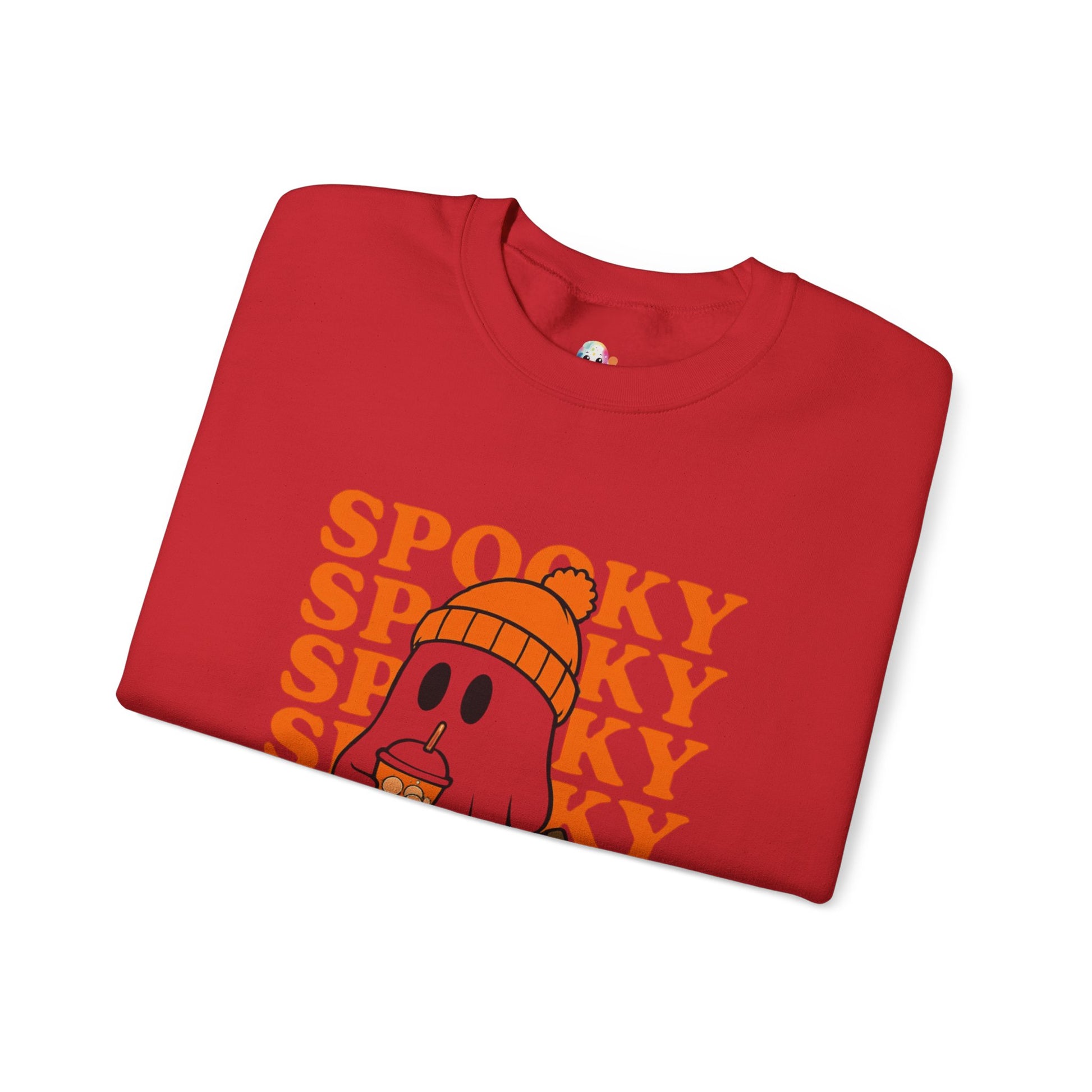 Spooky Ghost Sweatshirt - Cozy Halloween Crewneck