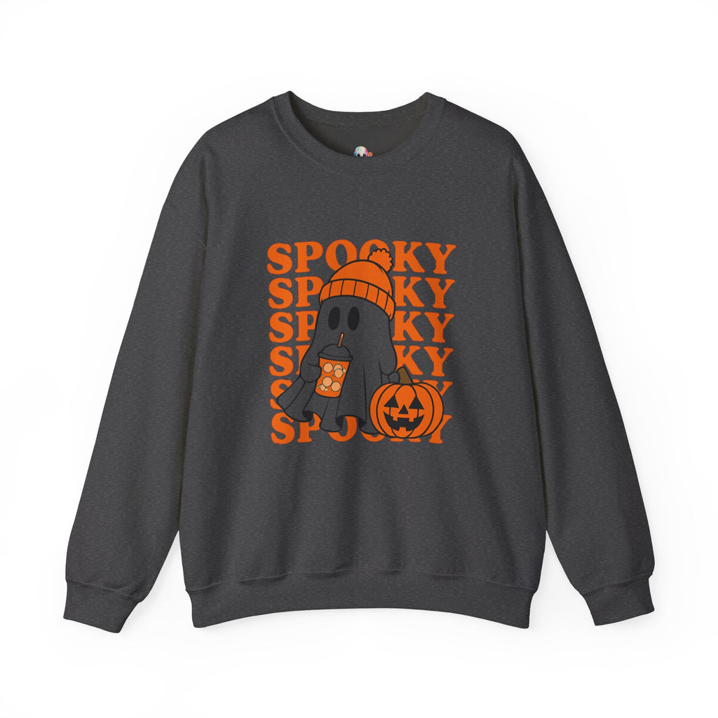 Spooky Ghost Sweatshirt - Cozy Halloween Crewneck