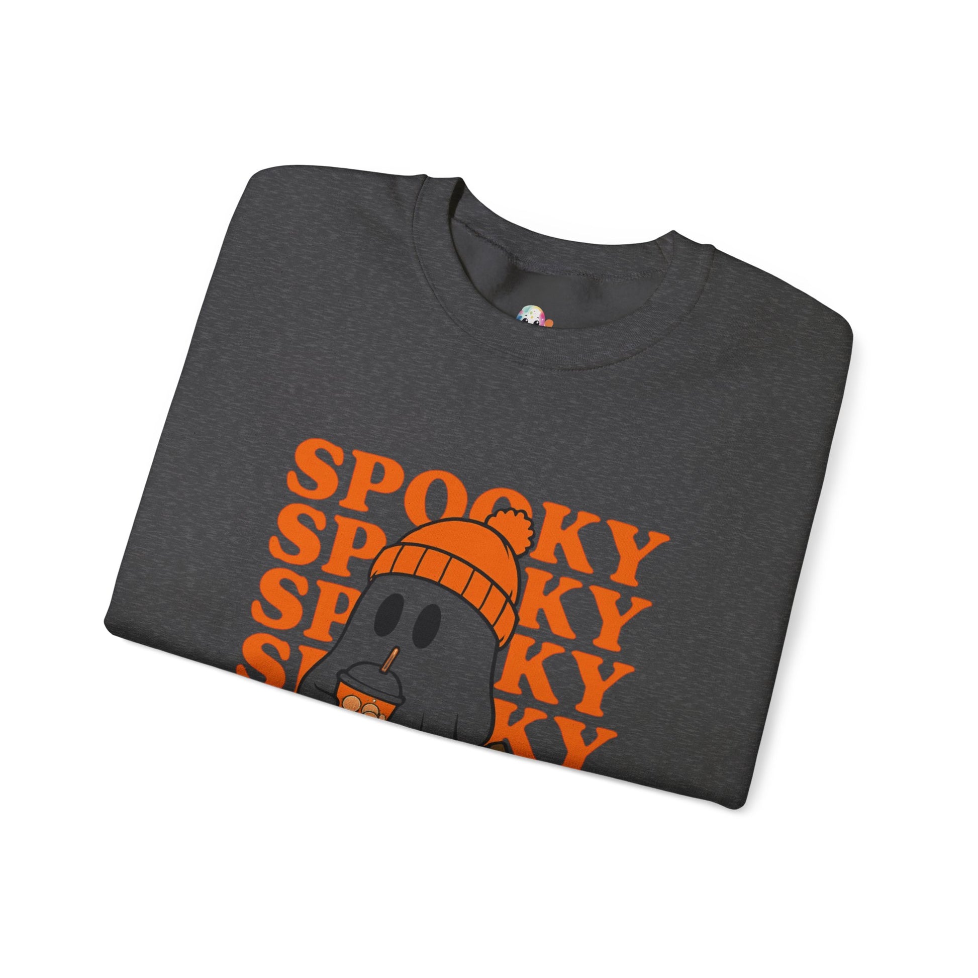 Spooky Ghost Sweatshirt - Cozy Halloween Crewneck