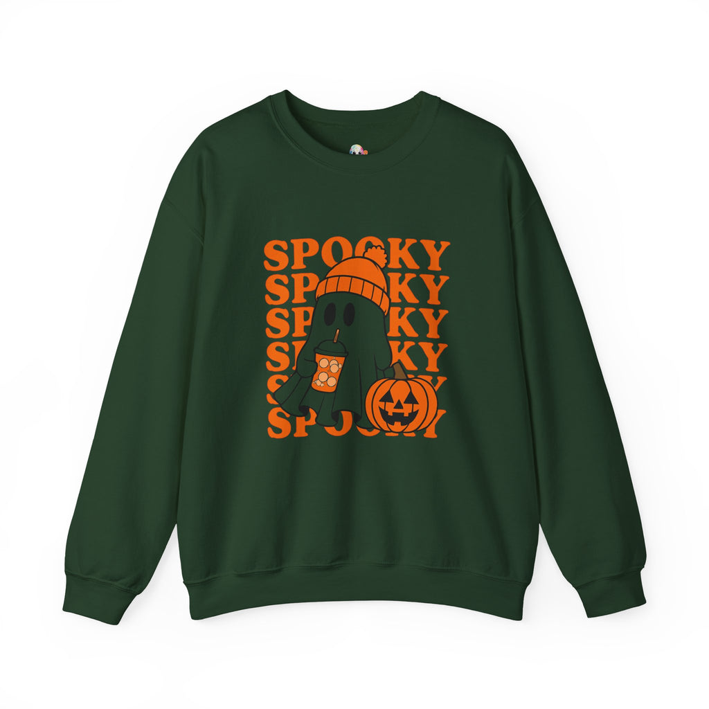 Spooky Ghost Sweatshirt - Cozy Halloween Crewneck