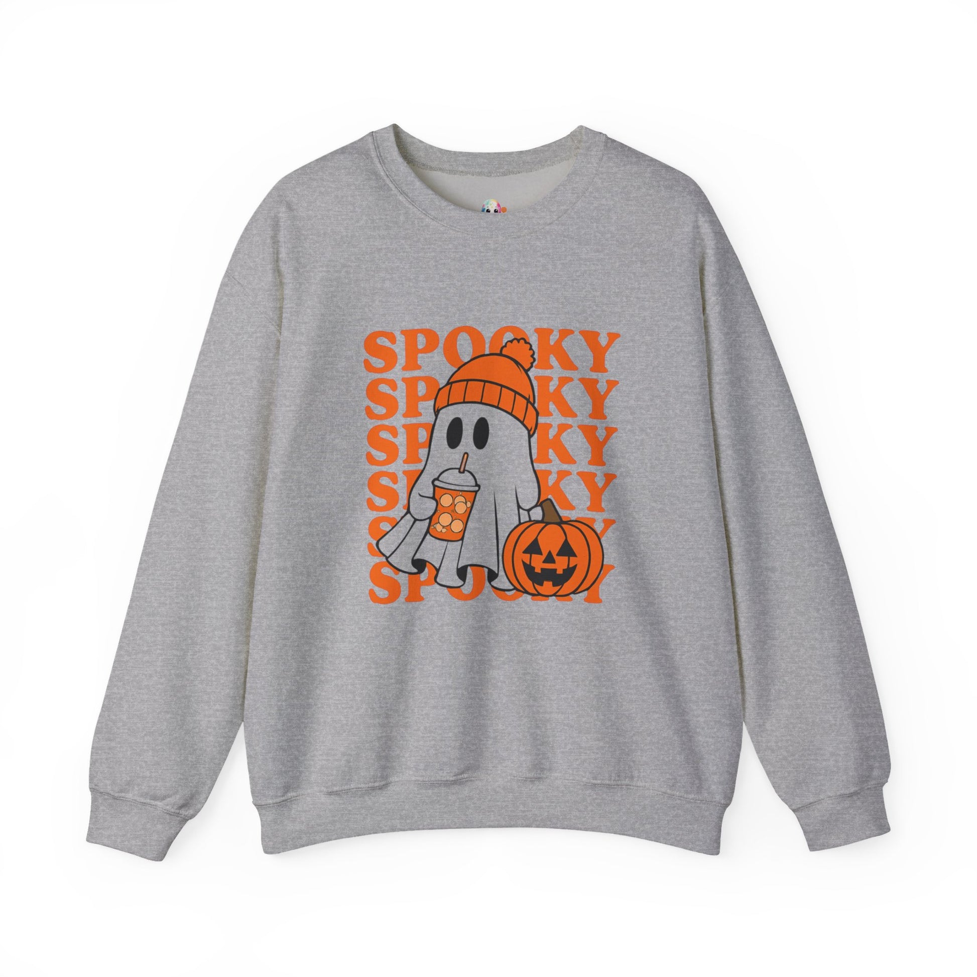Spooky Ghost Sweatshirt - Cozy Halloween Crewneck