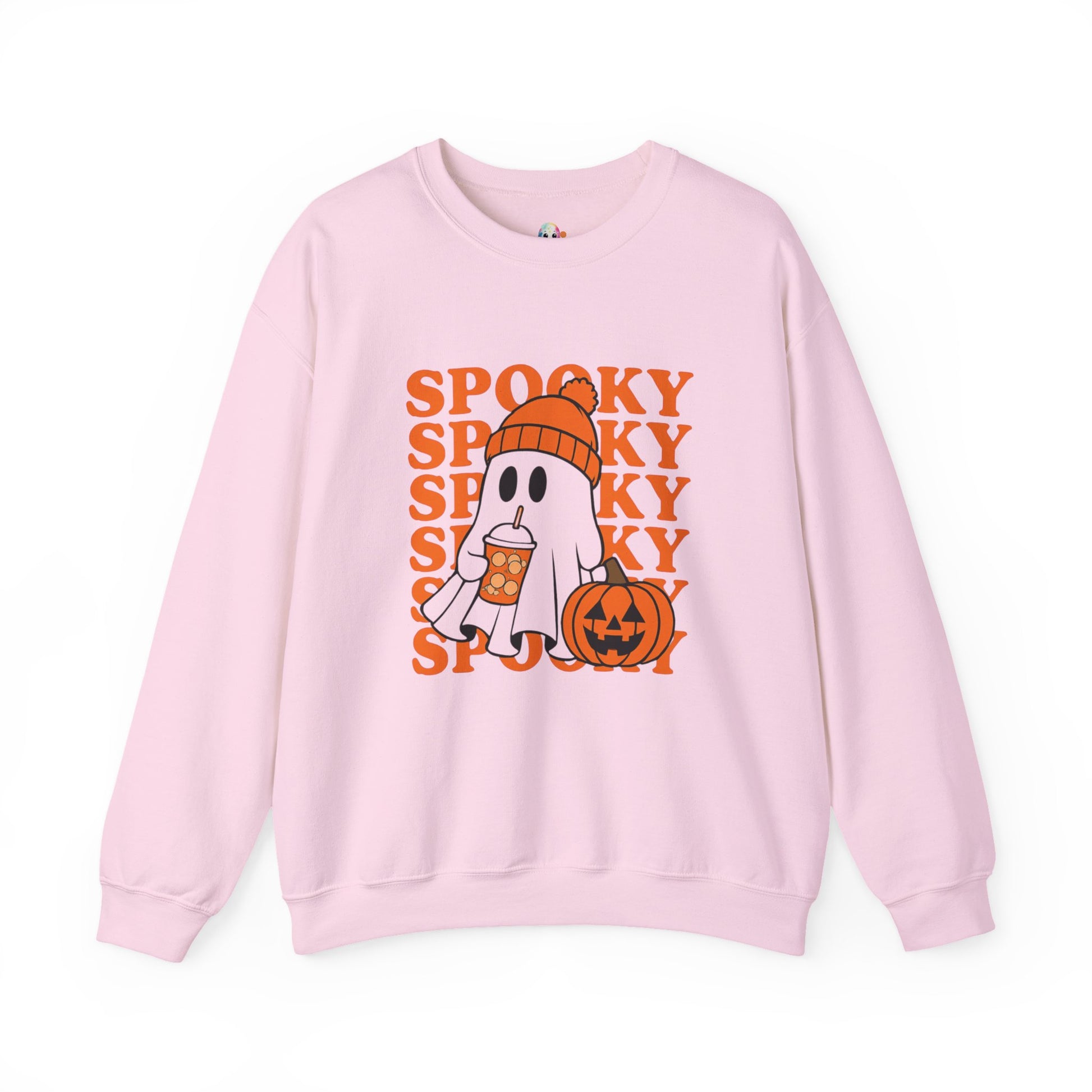 Spooky Ghost Sweatshirt - Cozy Halloween Crewneck