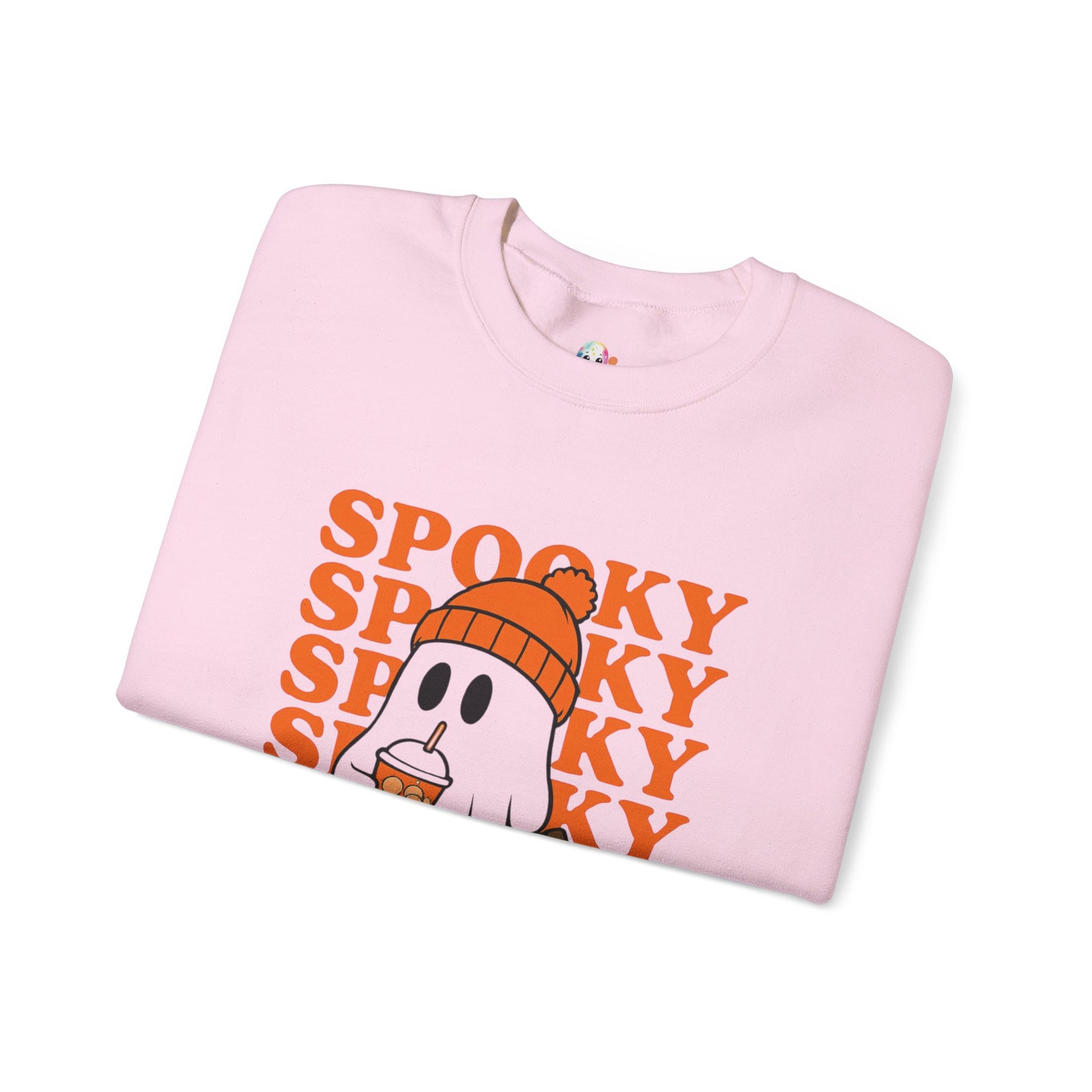 Spooky Ghost Sweatshirt - Cozy Halloween Crewneck