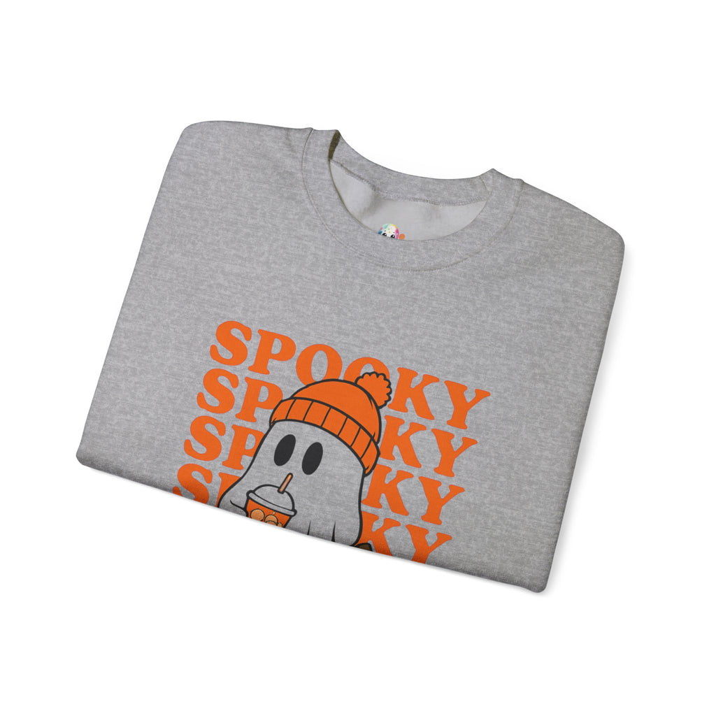 Spooky Ghost Sweatshirt - Cozy Halloween Crewneck
