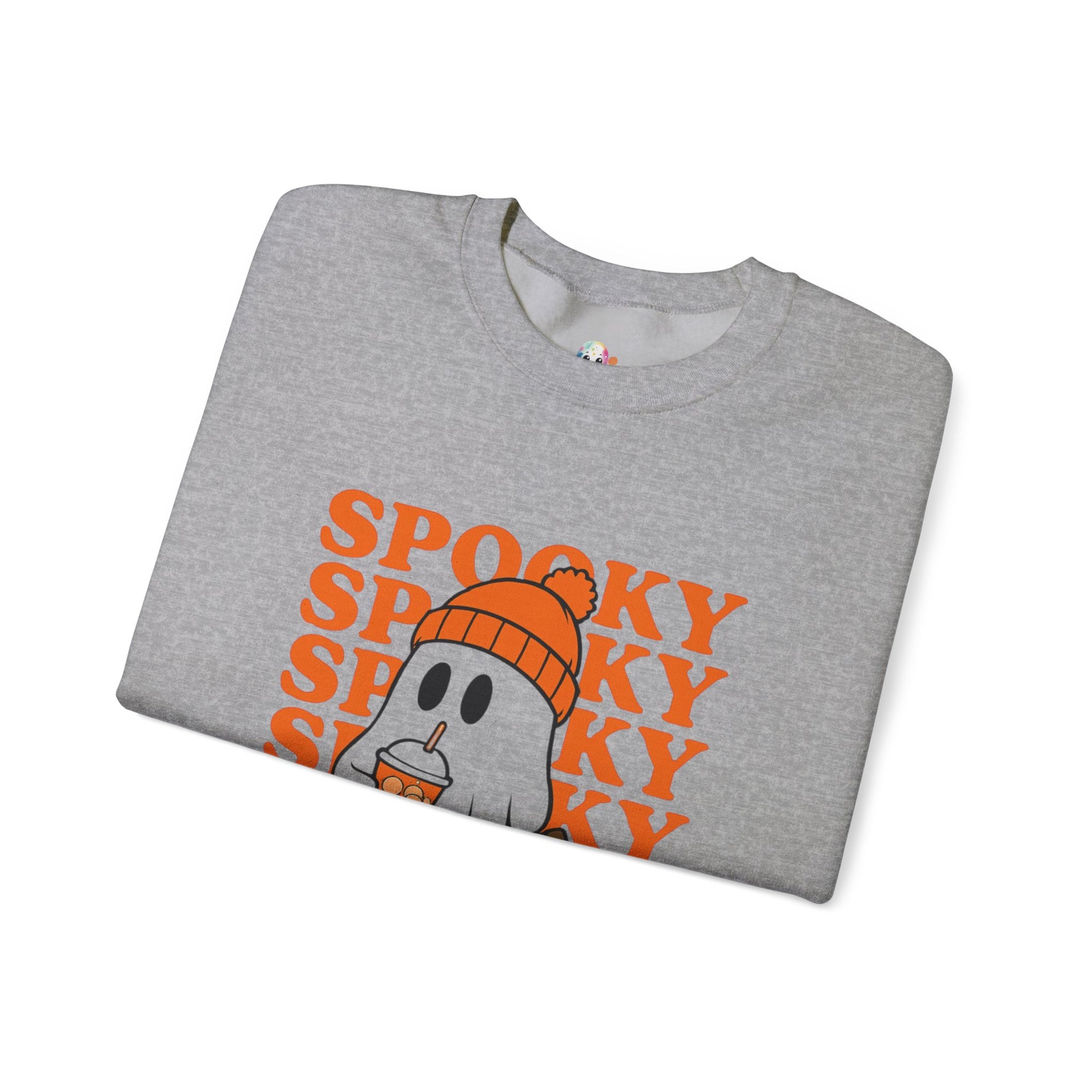 Spooky Ghost Sweatshirt - Cozy Halloween Crewneck