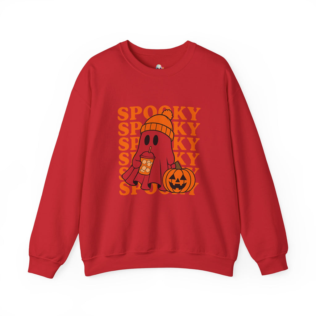 Spooky Ghost Sweatshirt - Cozy Halloween Crewneck