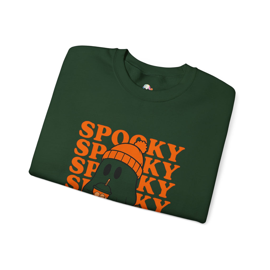 Spooky Ghost Sweatshirt - Cozy Halloween Crewneck